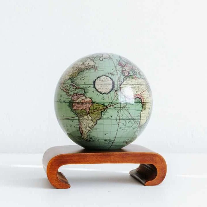 Antique Cassini Green Globe - Image 12