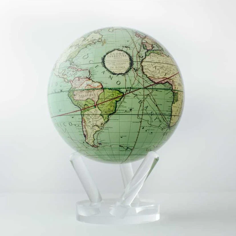 Antique Cassini Green Globe - Image 15