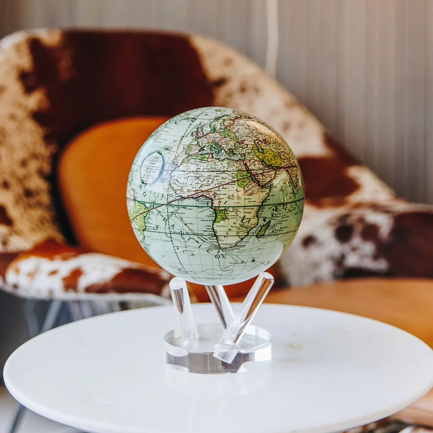 Antique Cassini Green Globe - Image 3