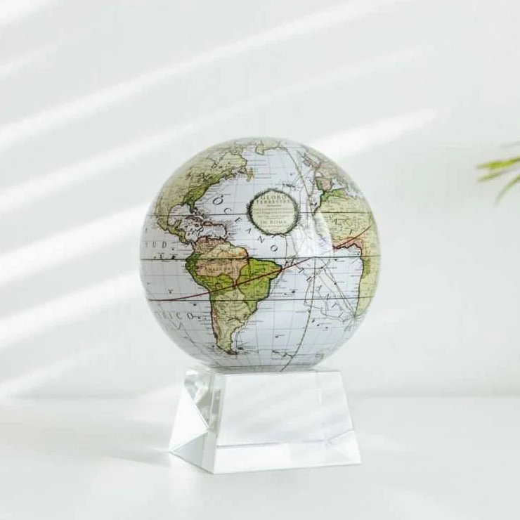 Antique Cassini White Globe - Image 11