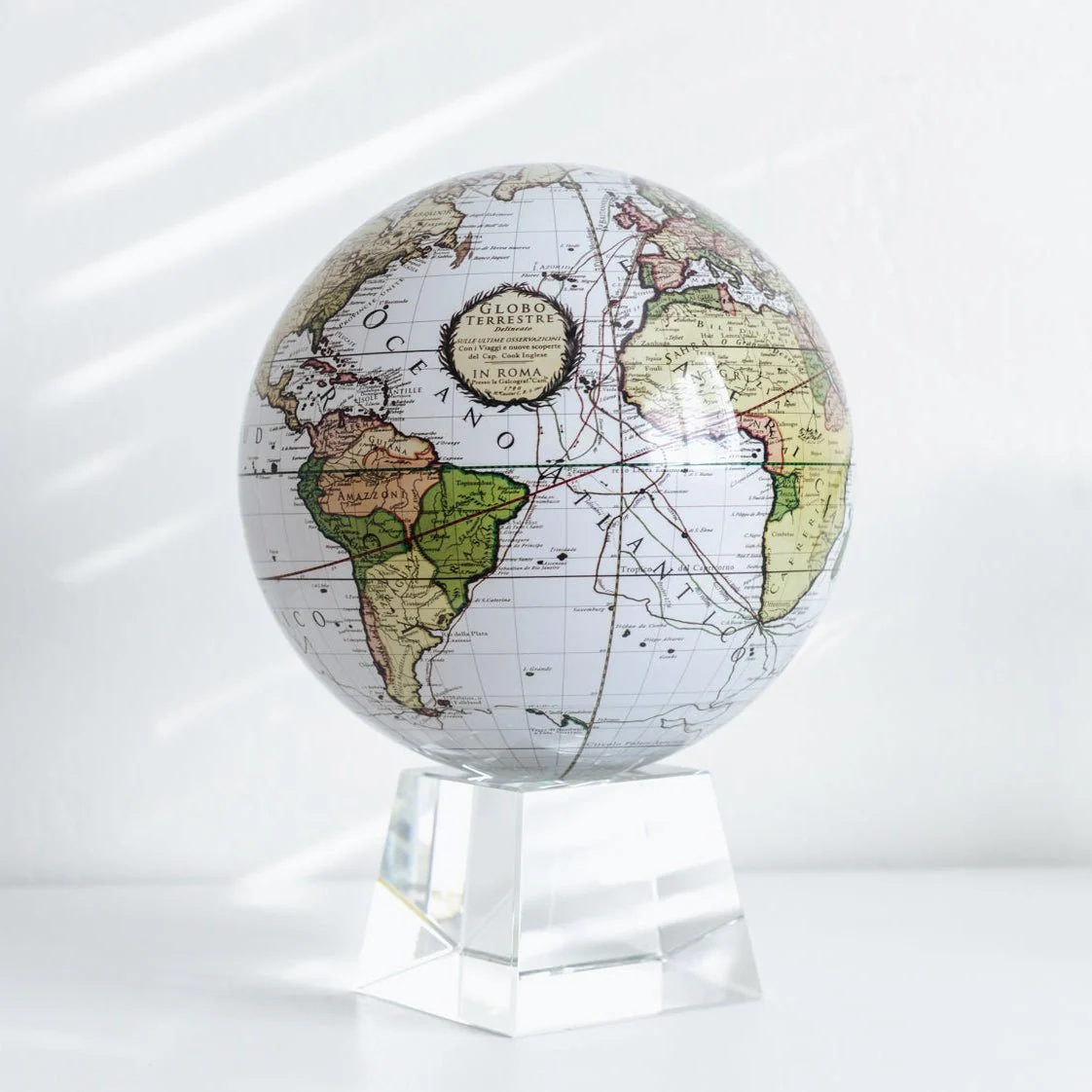 Antique Cassini White Globe - Image 18