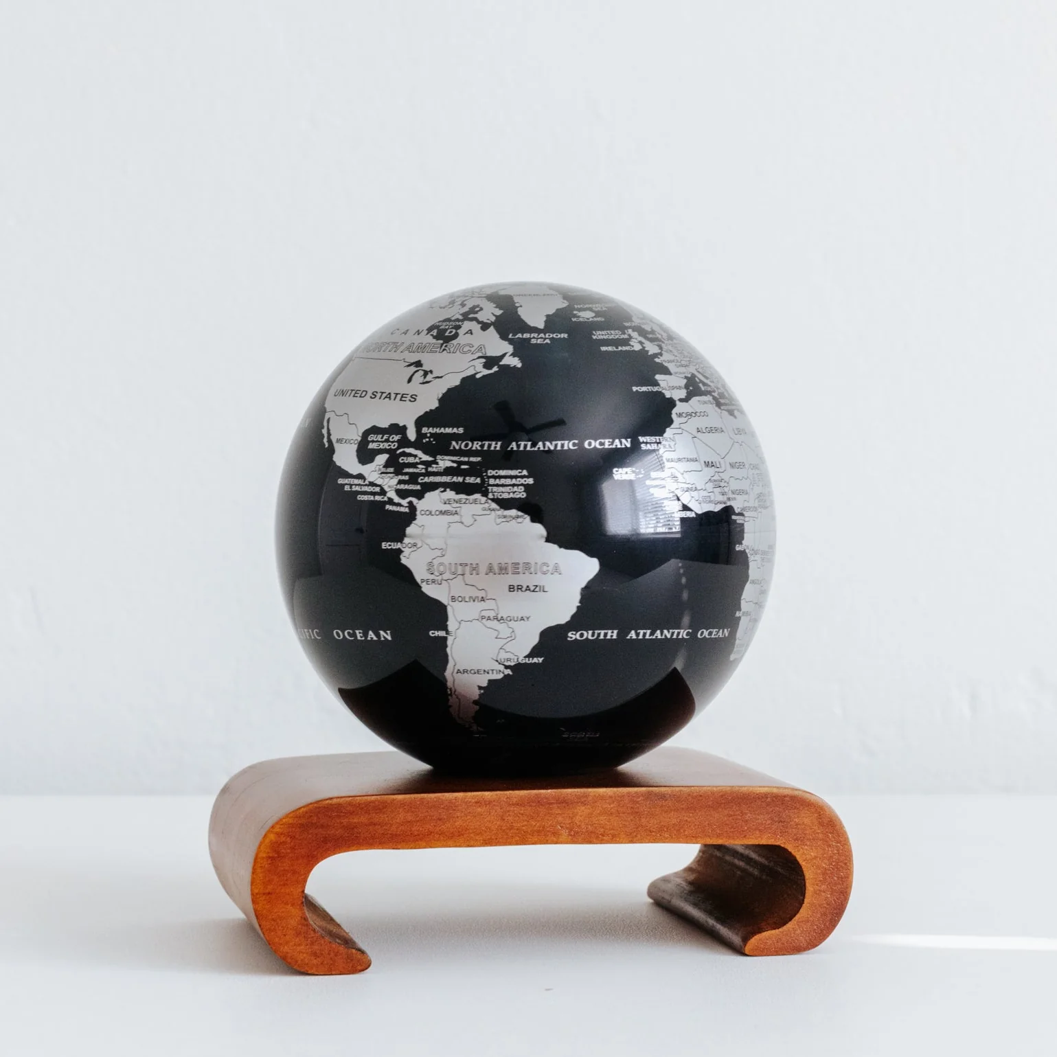 Jet Black & Silver Globe - Image 14