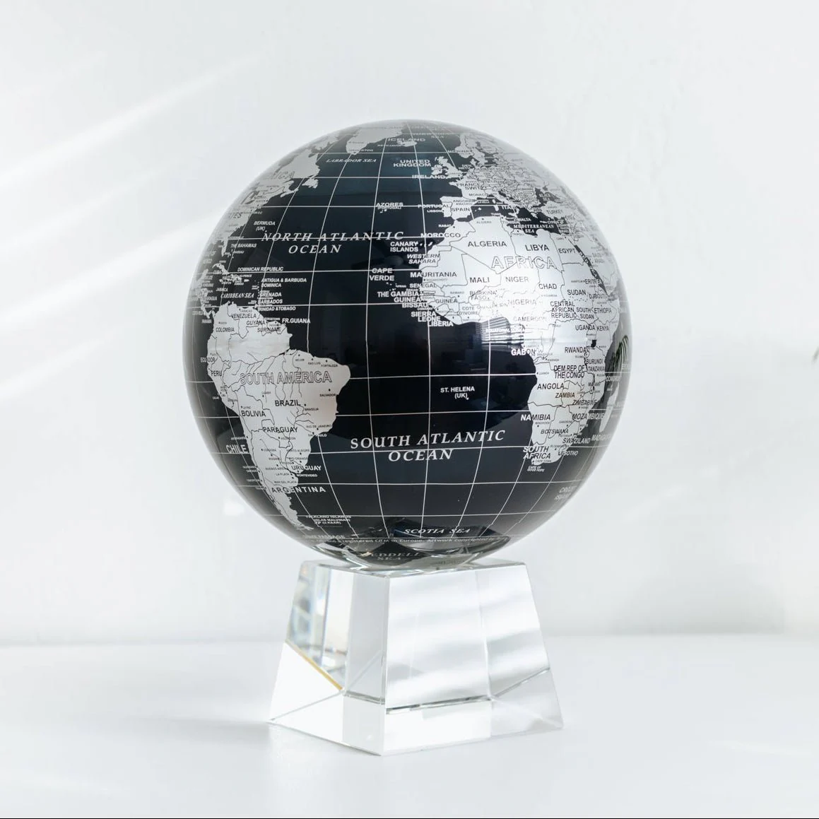 Jet Black & Silver Globe - Image 21