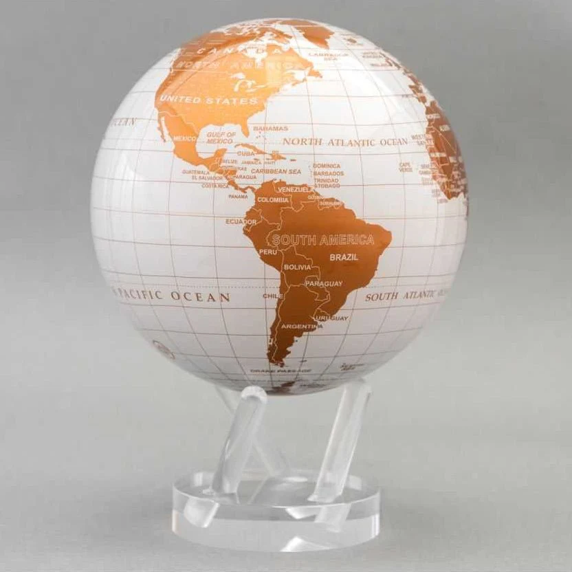 Pearl White & Gold Globe - Image 17