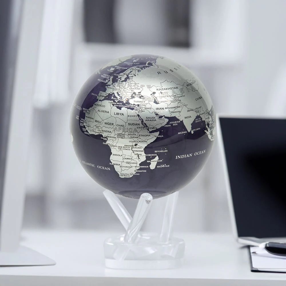 Purple & Silver Globe - Image 3
