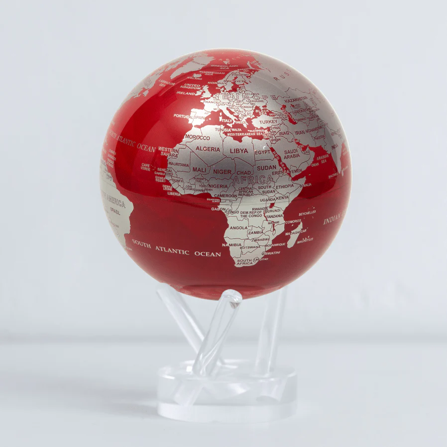 Red & Silver Globe - Image 3