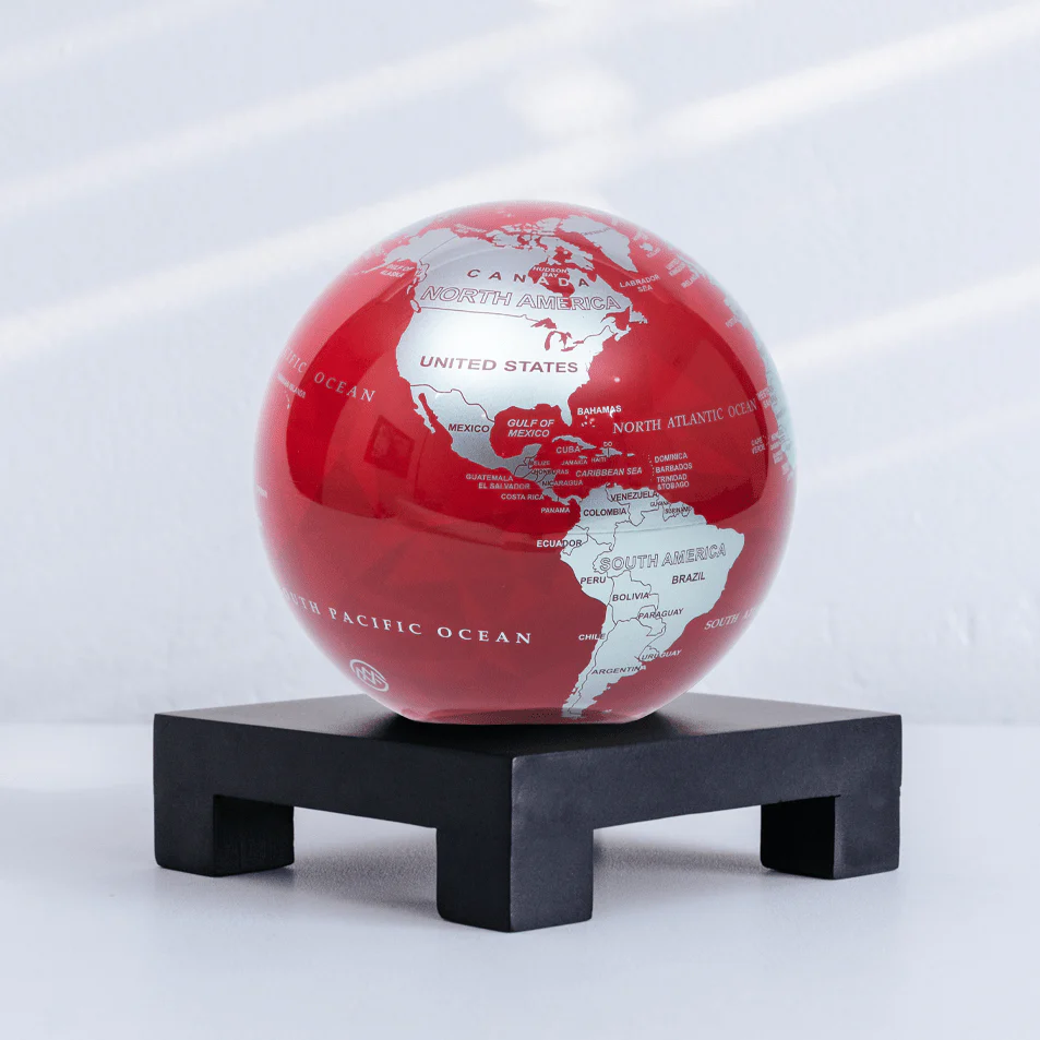 Red & Silver Globe - Image 5