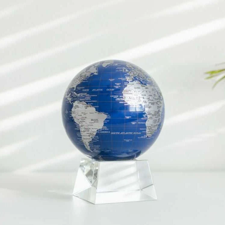 Royal Blue & Silver Globe - Image 10