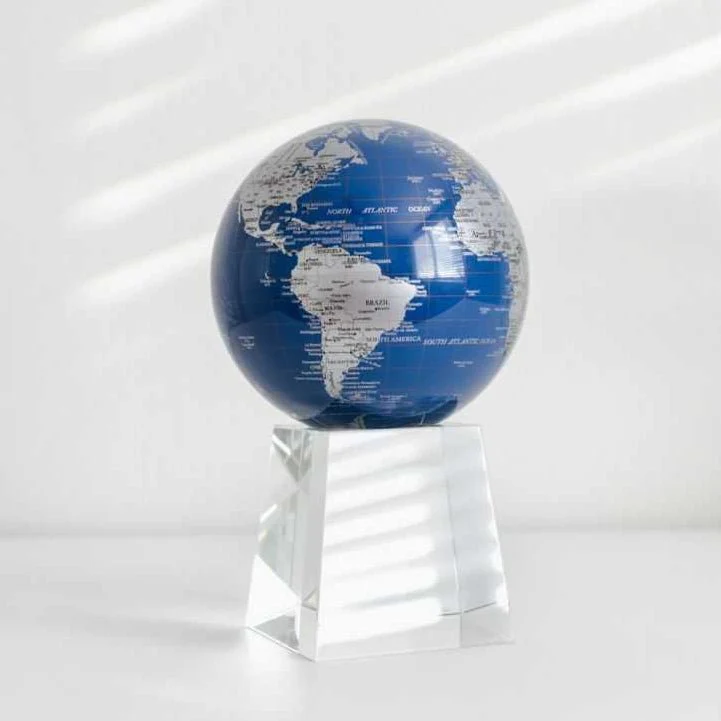 Royal Blue & Silver Globe - Image 11