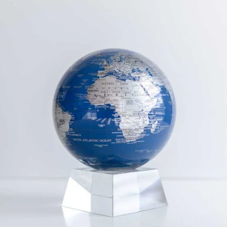 Royal Blue & Silver Globe - Image 14