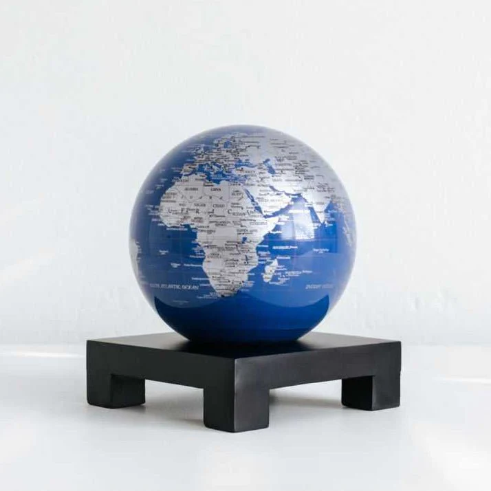 Royal Blue & Silver Globe - Image 7